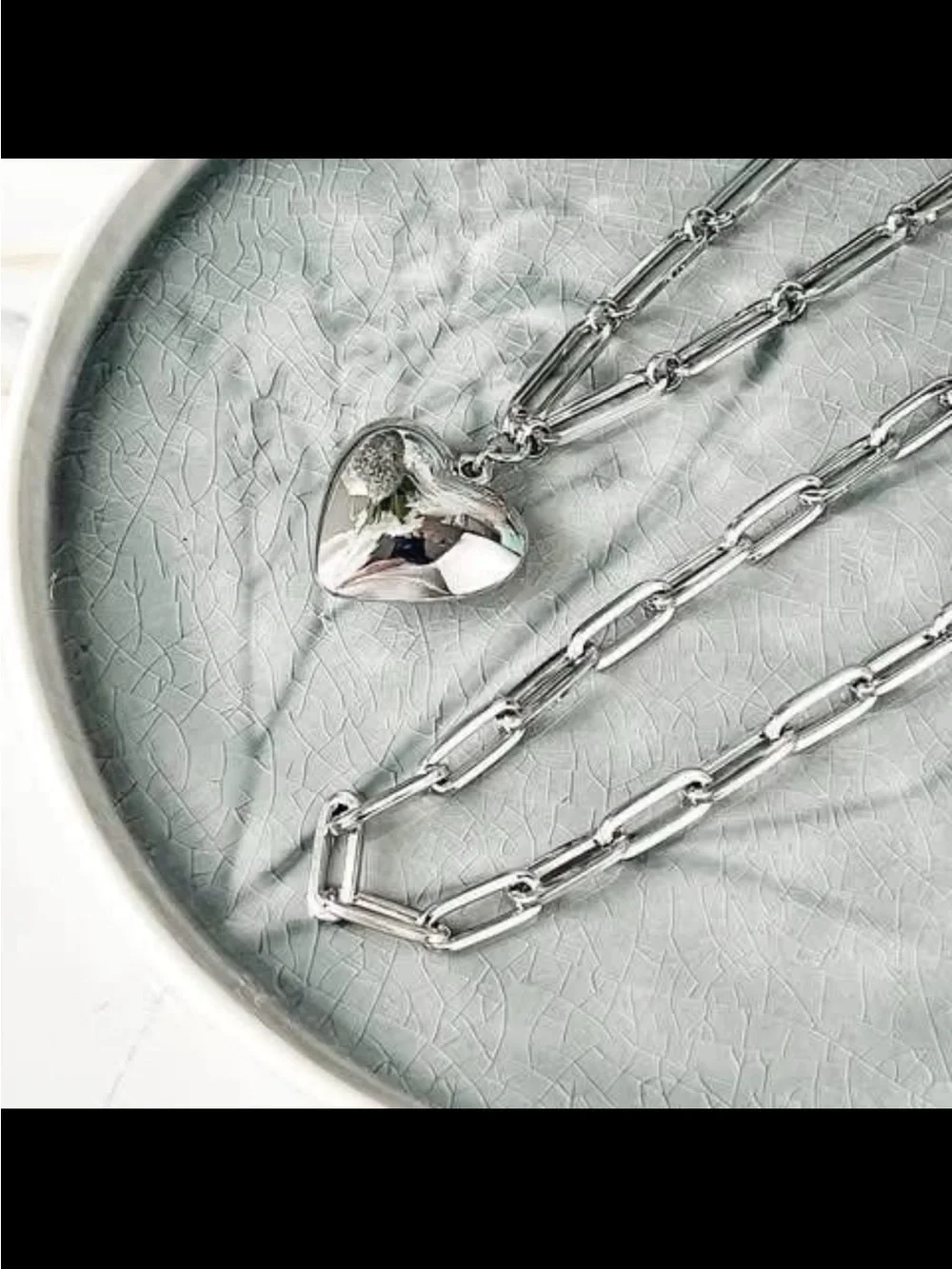 Park Lane Silver Heart Pendant Necklace Lovelle - Picture 6 of 8
